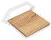 Doron White Craft Metal Wall Flower Stand