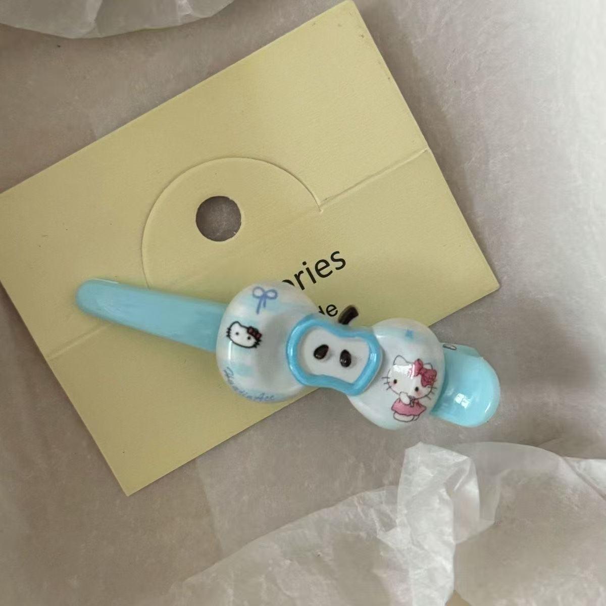 

Dopamine Apple Cat Bow Hair Clip – Japanese Sweet Style Hairpin Accessory