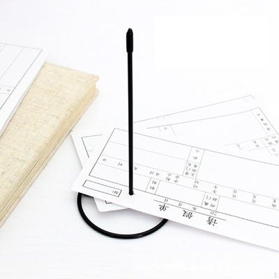 Receipt Holder Invoice Spike Stick Stainless Steel Paper Note Ticket Fork Stand for