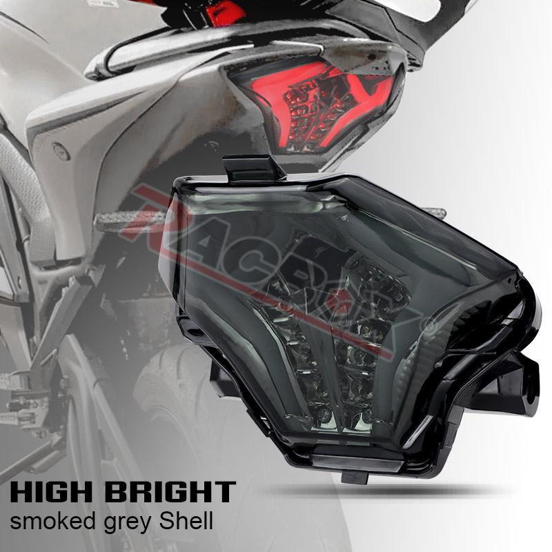 Motorcycle LED Tail Light Turn Signal Brake Lamp DRL for YAMAHA R3 R25 MT07 FZ07 MT03 2014-2023 MT25 lc150 sniper150 Red Yellow