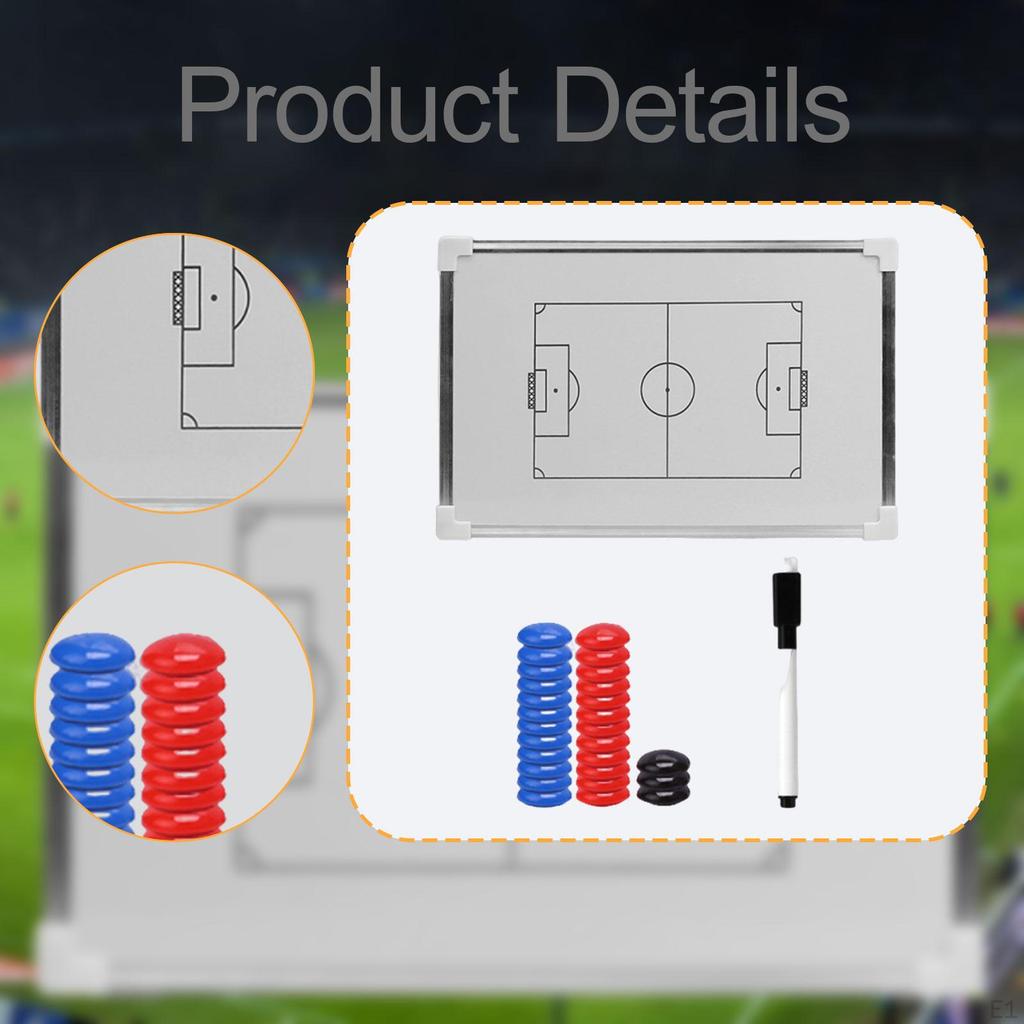 Basketball Clipboard Dry Erase Coaches Portable Competition Double Sided Coaching Board