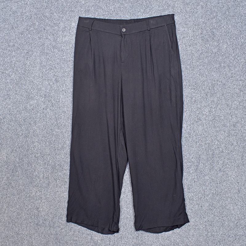 

T Home Oumeite Plus Size 90.10kg More than 0.00kg Styles Silm Wide Leg Loose Western Style Slim Fit Fit Pants Figure 28 2