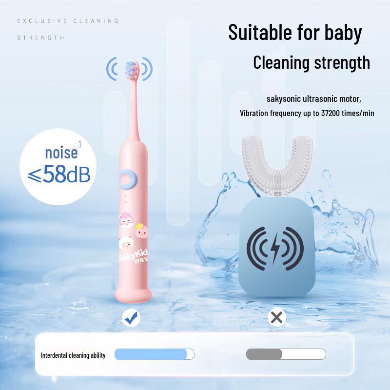 Saky Kids F2 Sonic Electric Toothbrush
