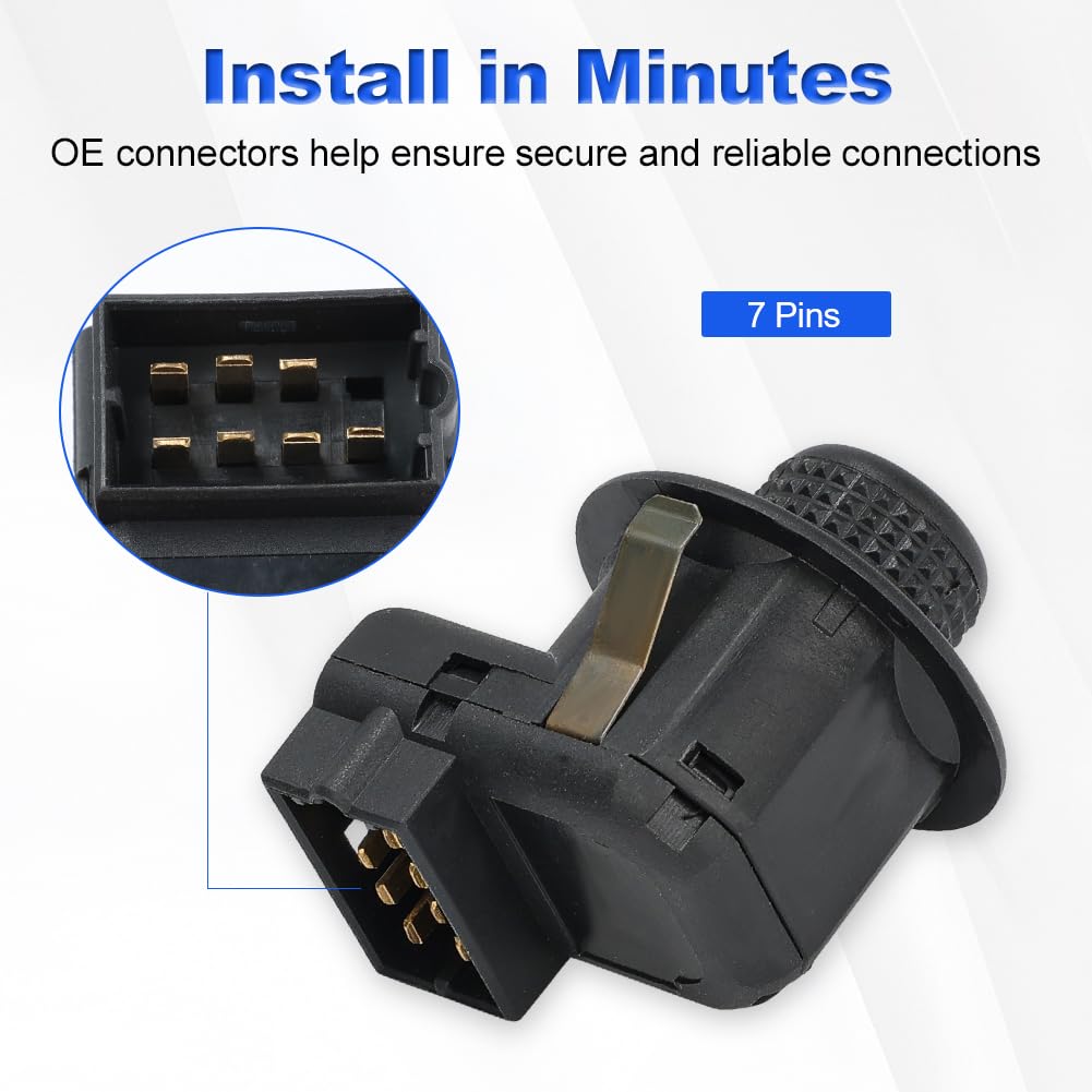 Mirror Control Switch Replacement for 3L2Z17B676AA CA6T17B676AA Compatible with Ford Fiesta 2013-2019 Transit 150 250 350 350HD 2015-2023 Explorer