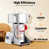 2500g Electric Grain Grinder Mill Commercial Spice Grinder 32000r/min High-speed Grinders Machine 304 Stainless Steel Machine