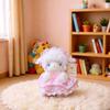 Plush Lamb Toy With Bowknot For Baby Gift And Kids Room Decor