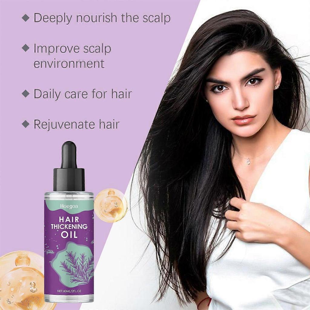 Hoegoa Thickening Styling Cream Improve Hair Split Nourishing Dry Hair Repair Hair Toughness
