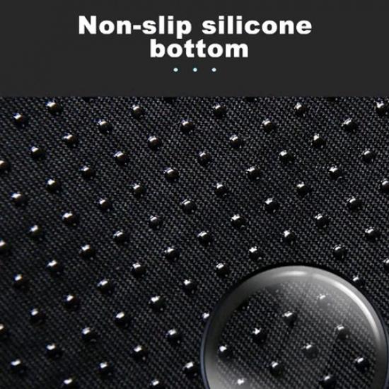 Black Car Armrest Cushion Cover Center Console Mat Pad Protector Accessories .