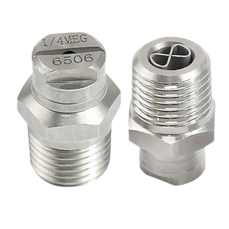 Steel Fan Shaped High Pressure Nozzle with Stabilizer High Performances Jet for Efficient Cleaning & Washing