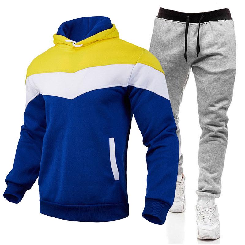 Men's Clothing Casual Sweatshirt Set Sweatshirts Men Hoodies Sports Tracksuit Jogging