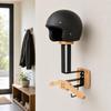 Wandmontiertes Helm-Aufbewahrungsregal Multifunktional für Schlafzimmer, Wohnzimmer