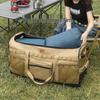 Khaki Multifunctional Wheeled Camping Backpack and Storage Bag - Large Capacity for Men