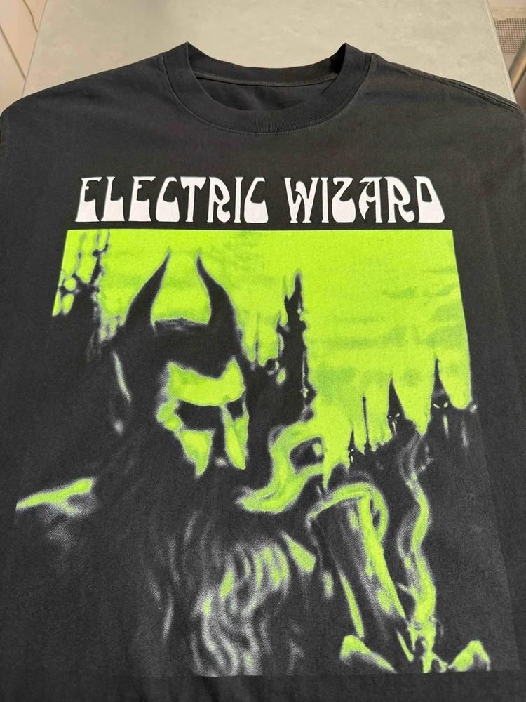 Remake Electric Wizard Dopethrone 00s Black Short Sleeve T shirt vtg Unisex T-Shirt M