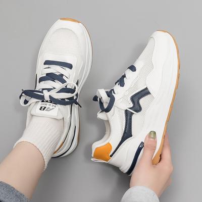 Koreanische Version Sommer neue Dad-Schuhe Damen 2025 neue vielseitige Studenten-Lauf-Sportschuhe Damen weiße Schuhe A1838