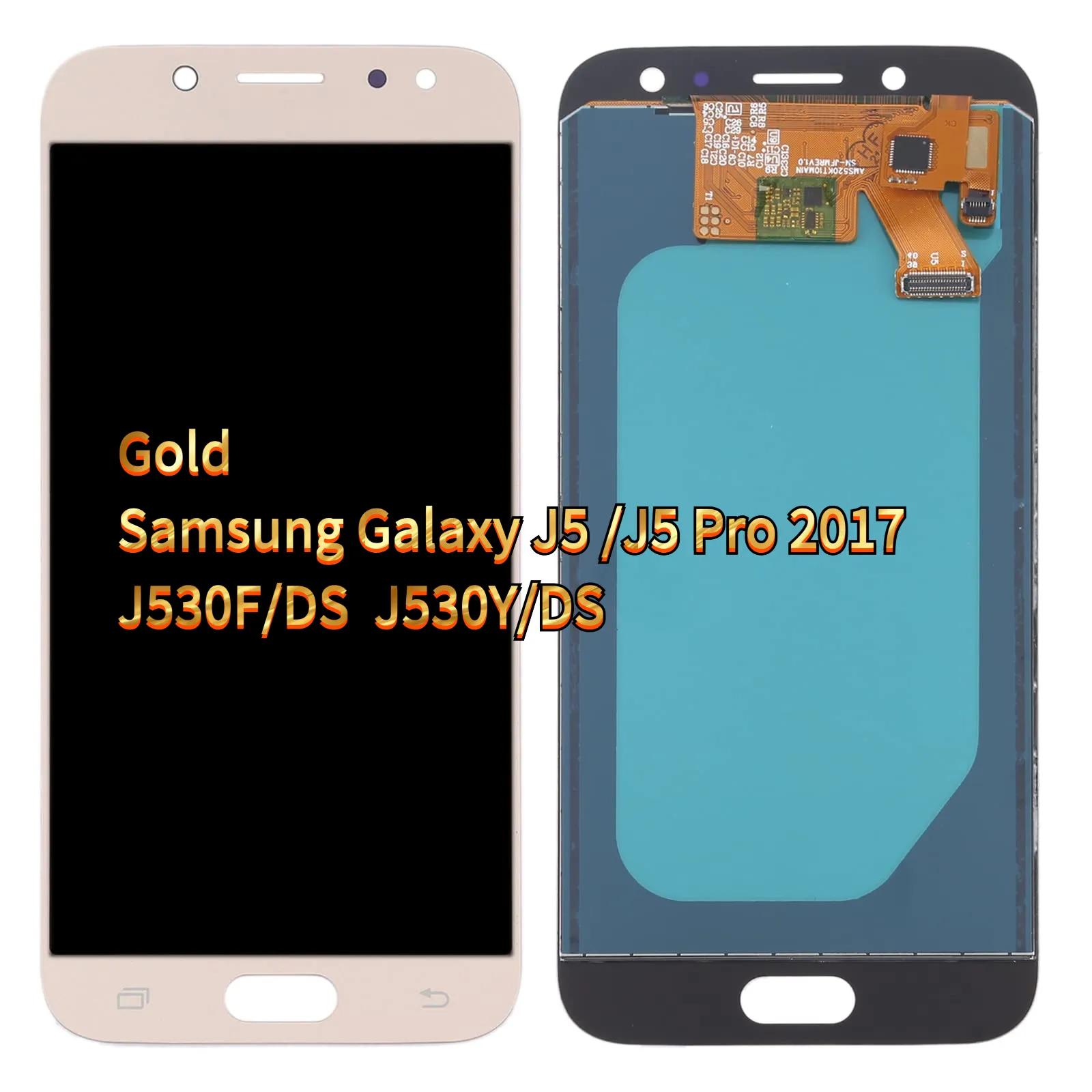 

LCD Screen and Digitizer Full Assembly for Samsung Galaxy J5 /J5 Pro 2017, J530F/DS, J530Y/DS /Gold