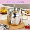 Stainless Steel Oil Bottle With Filter For Kitchen Large Capacity Oil Storage And Residue Separation