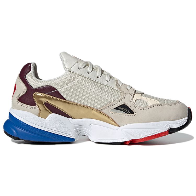 Adidas Originals Falcon Kožené Pohodlné Všestranné Protiskluzové Nízké Pánské Boty Dámské Tenisky Světle Béžové G54688