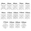 1Pcs Durable Metal Cooling Fan Grill Protective 40-220mm Fans Grid Mesh Cover for Computer Fan