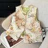 Button Embroidered Vest Vest Women's 2025 Spring Temperament Versatile Small Vest Top