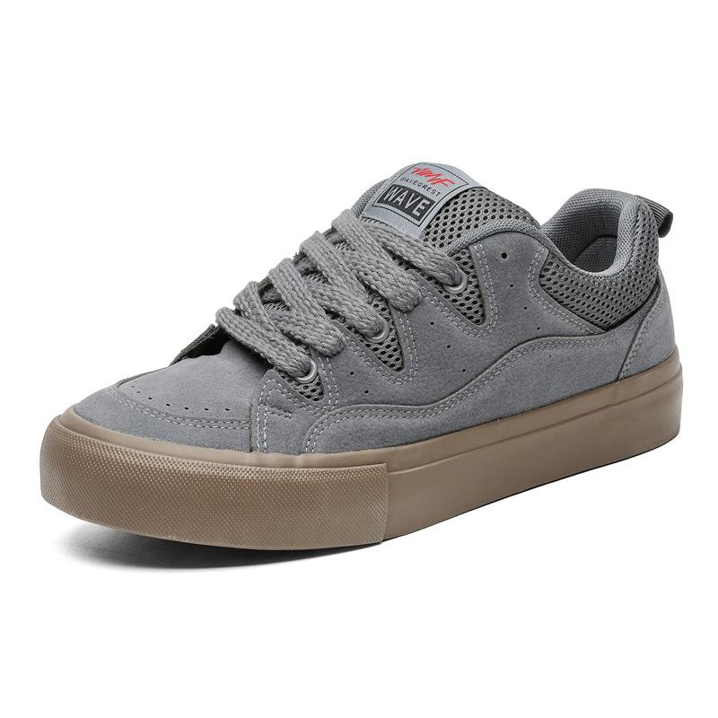 Autumn Breathable Canvas Shoes Men's Black Versatile Cloth Shoes Men's Trend Low-top Niche Casual Board Shoes 7981