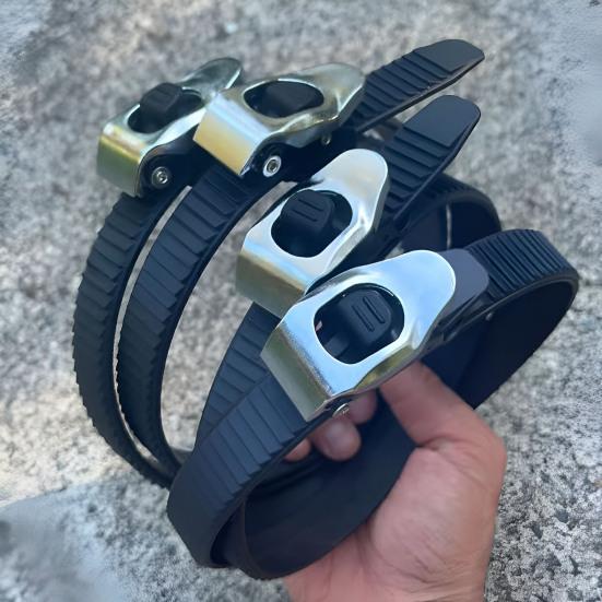 Heavy-Duty Grip Lock Strap Reusable Connectable Multi-purpose Ratchet Strap Adjustable Metal Ratchet Buckle Locking Fixing Strap