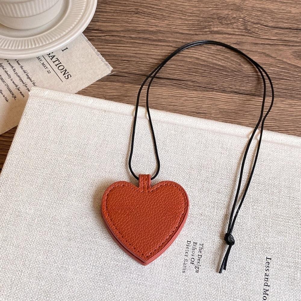 Sunglasses Storage Pu Leather Lanyard Glasses Clip Anti-lost Sunglasses Pendant  Outdoor