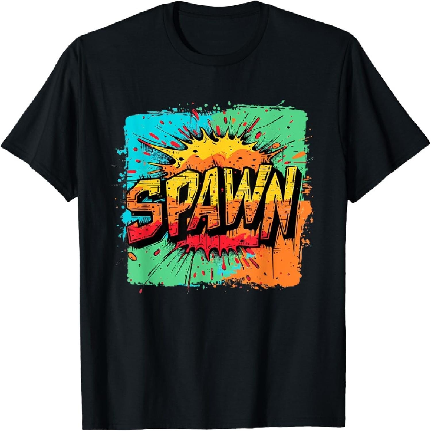 Bold Spawn Graphic for a Unique Look T-Shirt S