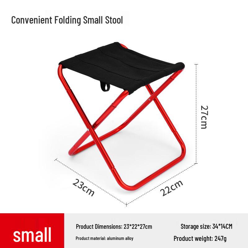 Jun Kaiwei Portable Ultralight Aluminum Folding Stool