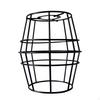Metal Wire Lampshade Bulb Cage Guard Hanging Light Cover for Pendant Restaurant Hotel