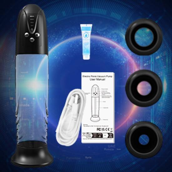 Elektrische Penispumpe Sexspielzeug für Männer Männlicher Masturbator Penis Extender Penis Vakuumpumpe Penisvergrößerung Enhancer Massagegerät