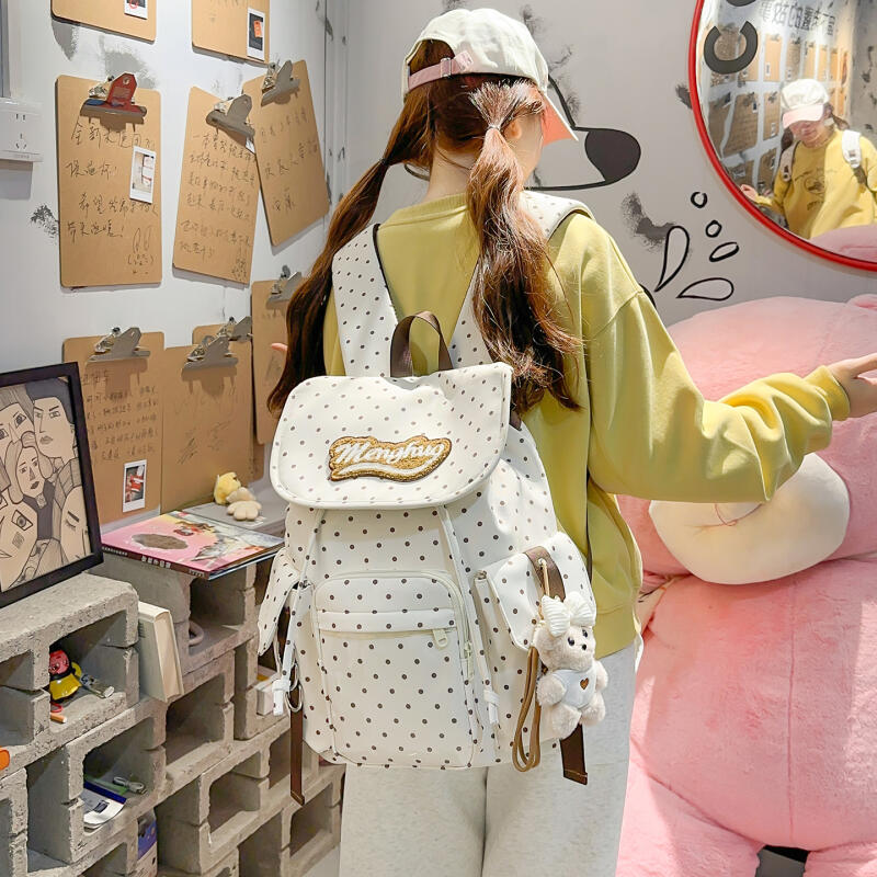 Print Backpack Women's Backpack College Style Schoolbag