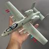 1/62 A-10 Thunderbolt II Warthog Samolot Metalowy Odlewany Ciśnieniowo Model Samolotu Kolekcjonerski Ozdoby dla Miłośników z Dźwiękiem i Światłem Chłopcy