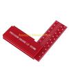 F26C Precisions Woodworking Square L Shaped Right Angles Measuring Tool L Angles Rule Tool for Carpenter & Projects