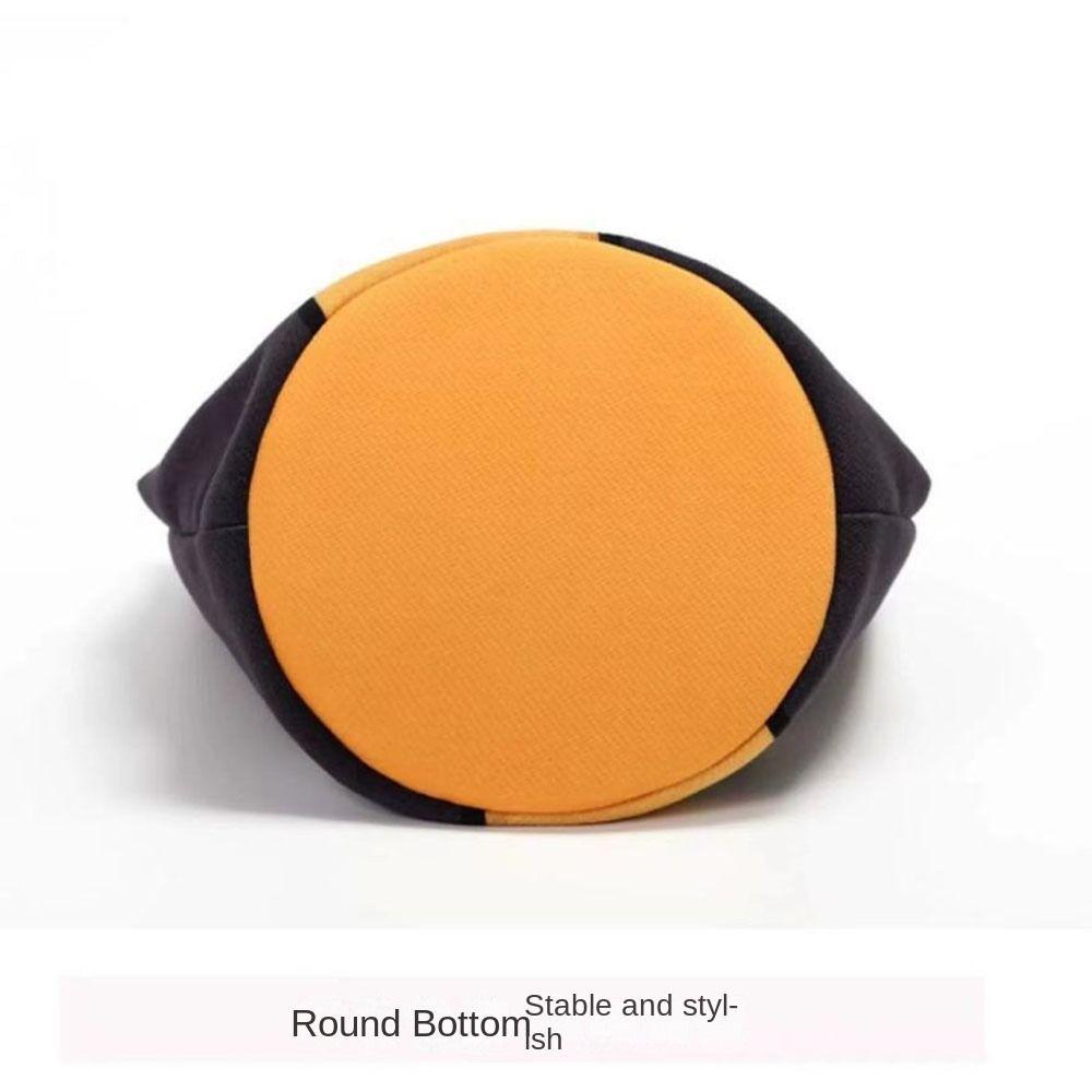 Canva Bucket Bag Cartoon Printed Tote Bag New Lunch Pouch