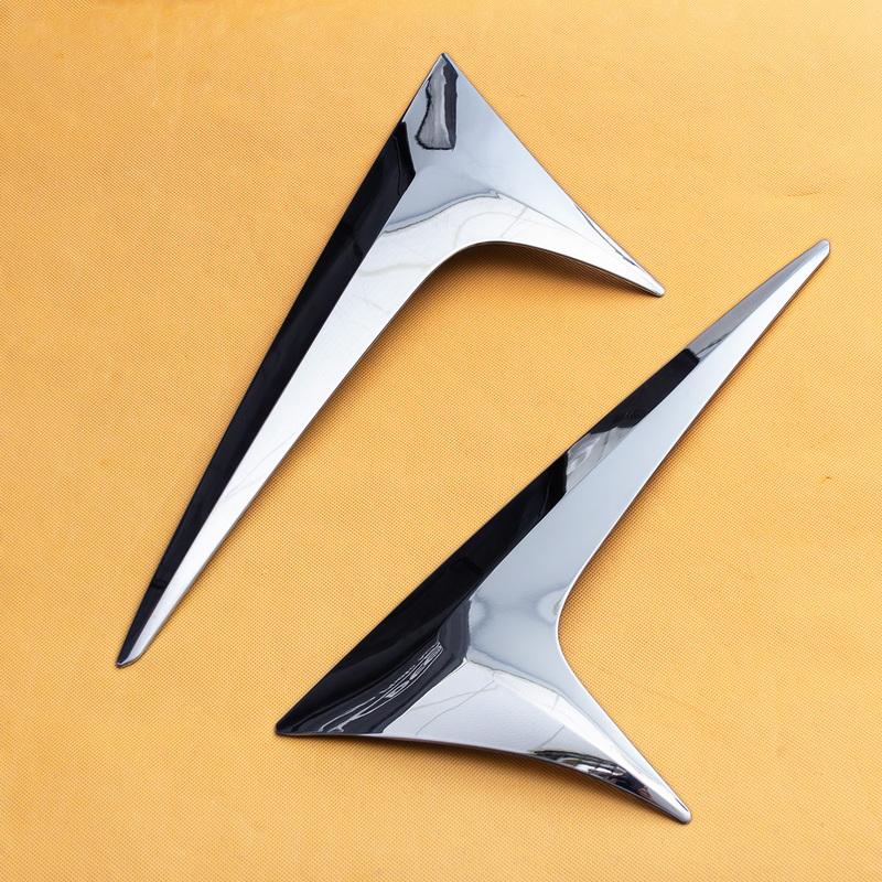 Chrome Rear Window Spoiler Side Wing Trims Cover For 2017-2025 Mazda CX-5 CX5 Accessories 2024 2018