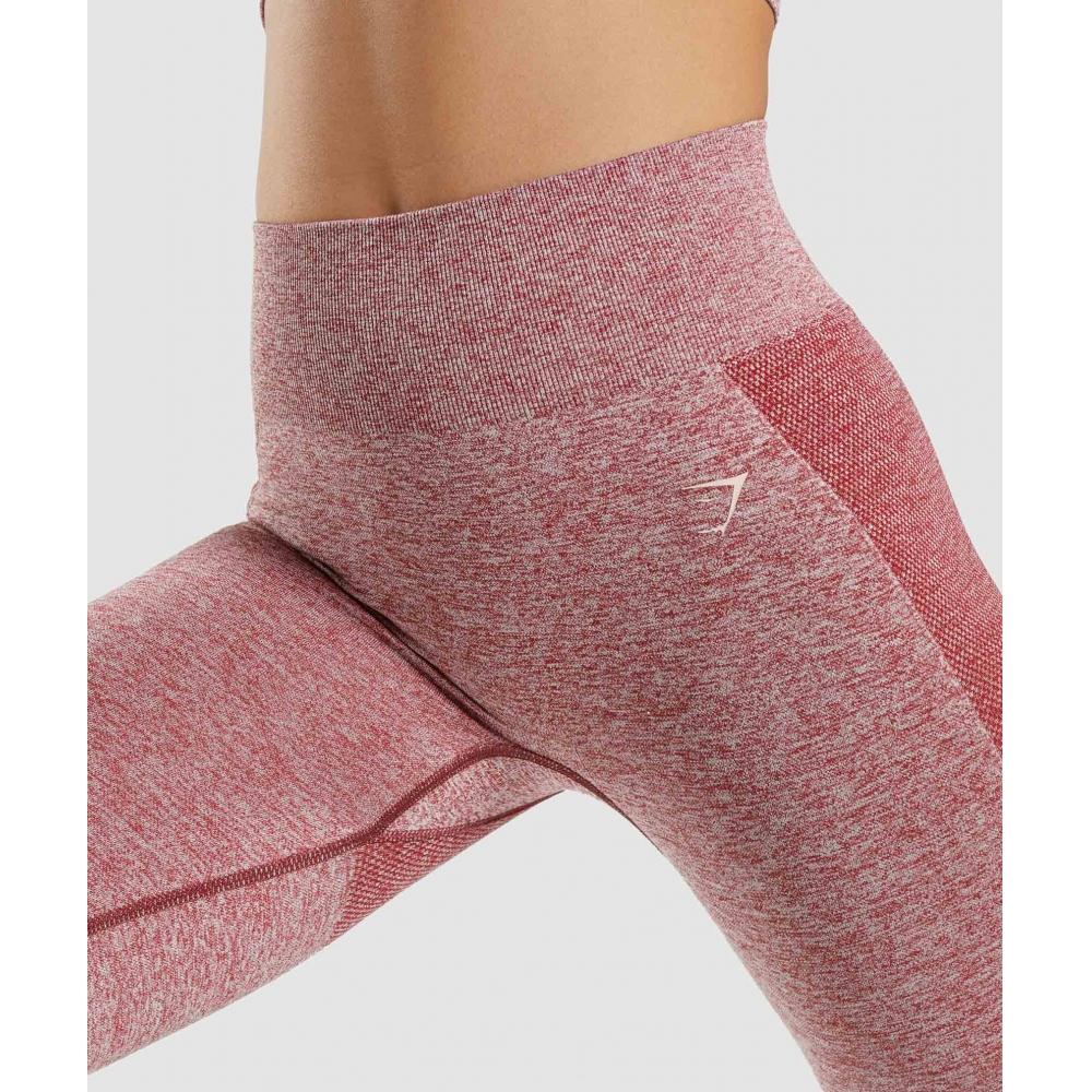 Gymshark Flex High Waisted Leggings Burgundy Marl B1a2q Rbb6
