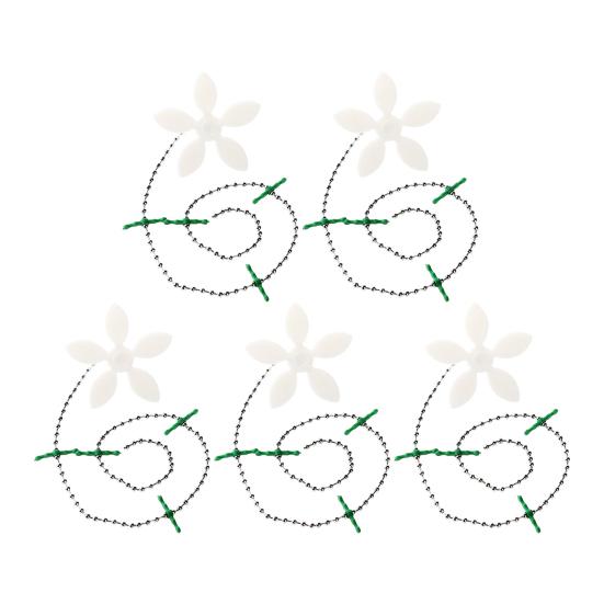 Pipe Unclogger Disposable Flower Decor Drain Strainer with Chain Anti Clog Hair Catcher Sink Tub Shower Kitchen Drain Cleaner