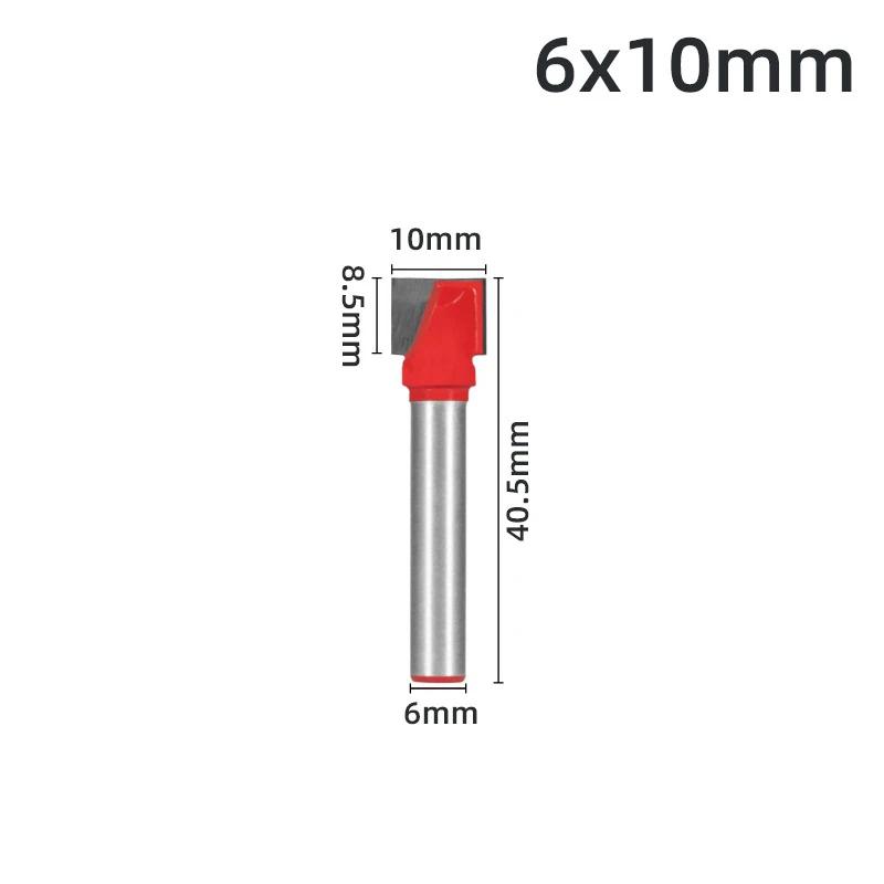 1 Stück 6/8mm Schaft Reinigungsboden Gravur Fräser Holzbearbeitungswerkzeug Vollhartmetall Holzfräser Schaftfräser 8/22/28/32mm