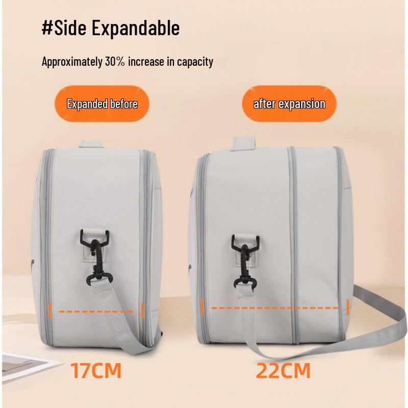 Travel Duffel Bag: Oxford Fabric Rolling Luggage and Storage Bag