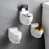 Creative Wall Mounted Ashtray Household Toilet With Lid Living Room Office Bedroom Bathroom Advanced Anti Fly Ash Ornament