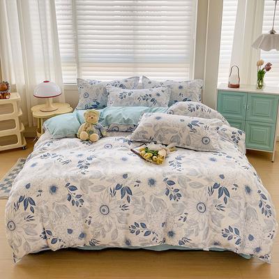 Chinoiserie Floral Bedding Set Duvet Cover Sheet Pillow Cases Single Full King Bed Linen Set