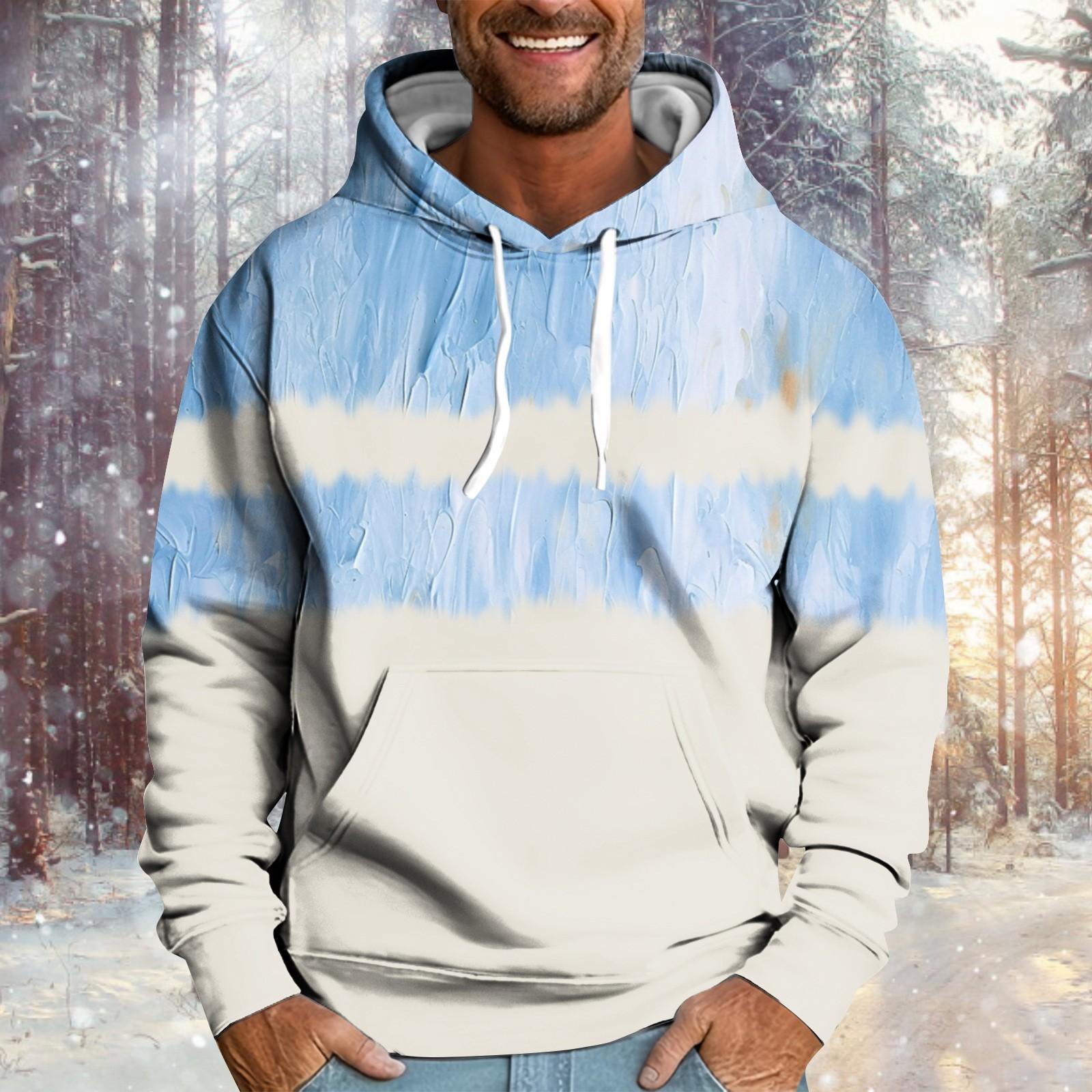 

Мужское и женское плюшевое теплое пальто с длинными рукавами и капюшоном, свитер для отдыха L циан