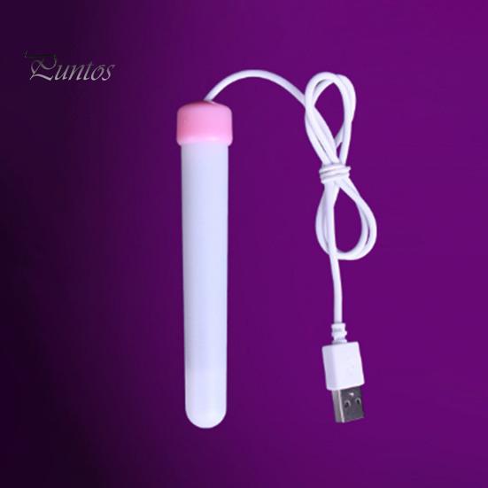 2Pcs USB Heating Rods Safe Warm Stimulation Convenient Unique Warmer Sticks for Men's Masturbation Cup
