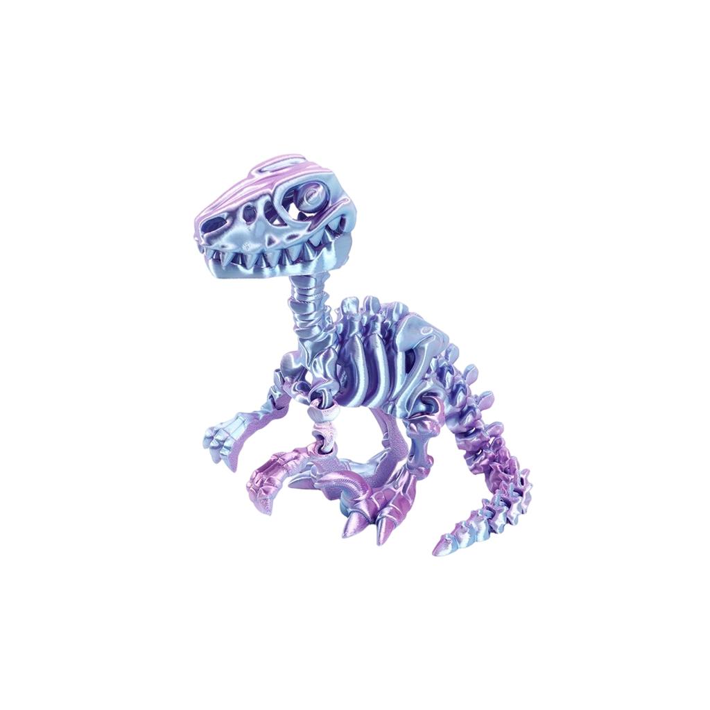 3D Printed Dragon Velociraptor Skeleton Ornament, Realistic Dragon, Fun And Trendy Printed Toy Dragon