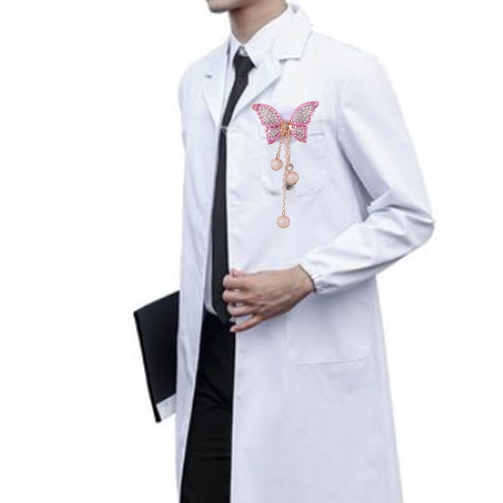 Work Card Clips Retractable Badge Reel ID Card Clips Nurse Badge Clip Hospital Badge Holder