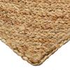 Hand-braided Jute Rug Natural Round Pattern 200x290