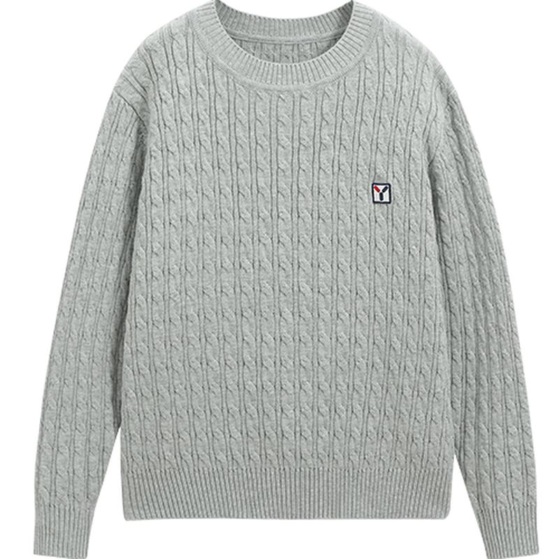 YEEHOO Kids  Unisex Basic Round Neck Sweater 170