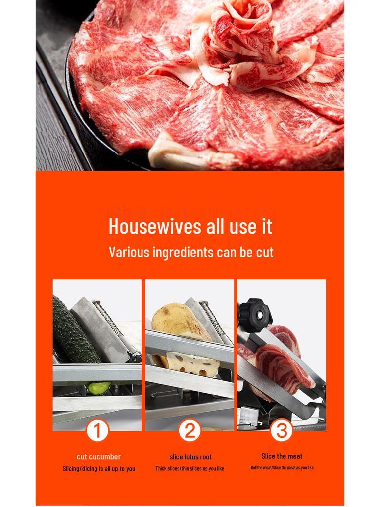Zundining Genuine Mutton-Multi Meat & Potato Slicer