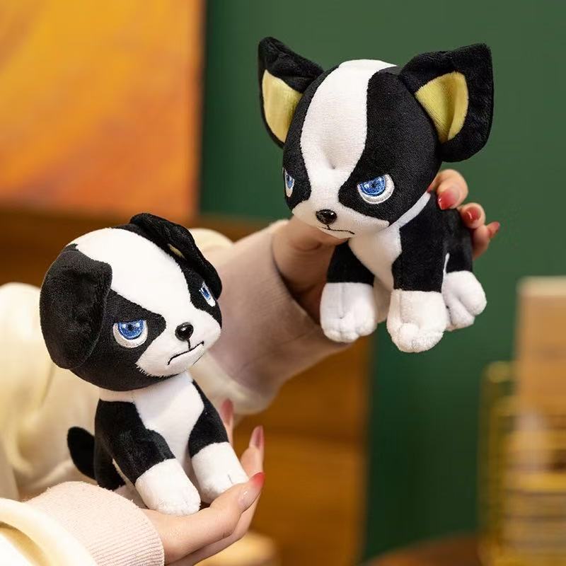 Newest Creative Fierce Puppy Doll Kawaii Stuffed Plush Toy Figure Doll Cartoon Anime Cute Kids Birthday Holiday Gift Doll