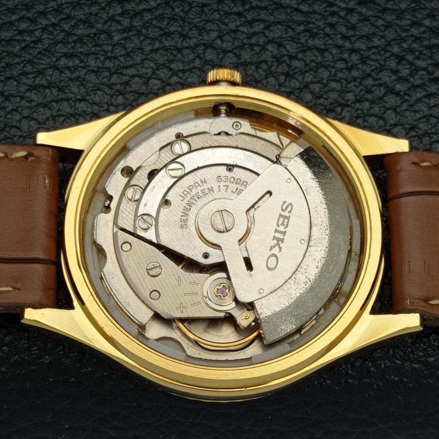 REACONDICIONADO VINTAGE SEIKO 5 AUTOMÁTICO 6309A JAPÓN PARA HOMBRE ESFERA DORADA RELOJ a425918-2